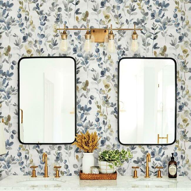 York OS4314 Candice Olson Modern Nature 2 Joyful Eucalyptus - tapeta z motywem liści