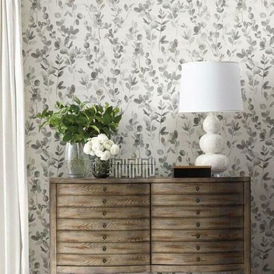 York OS4315 Candice Olson Modern Nature 2 Joyful Eucalyptus - tapeta z motywem liści