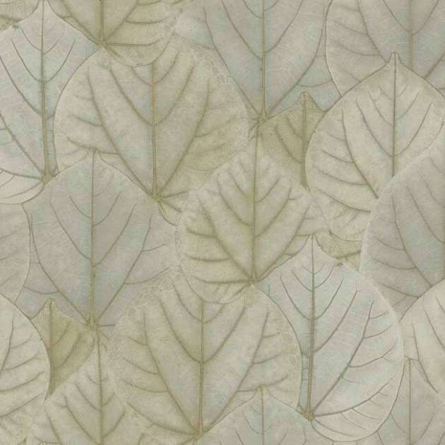 York OS4243 Candice Olson Modern Nature 2 Leaf Concreto - tapeta z motywem liści