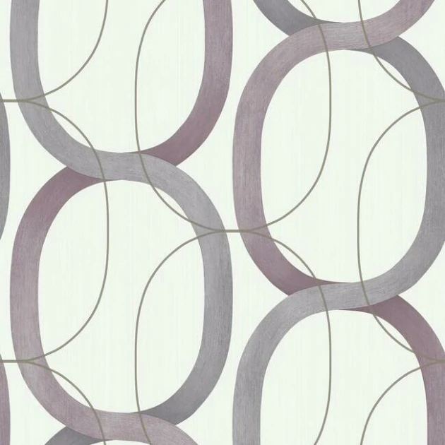 York OS4216 Candice Olson Modern Nature 2 Interlock - geometryczna tapeta z motywem okręgów