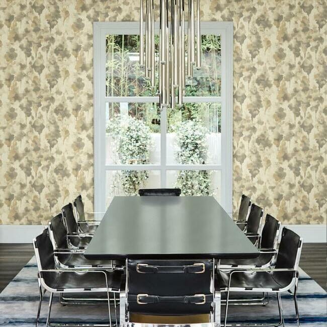 York CZ2466 Candice Olson Modern Nature 2 Mirage - tapeta z motywem akwarelowych drzew