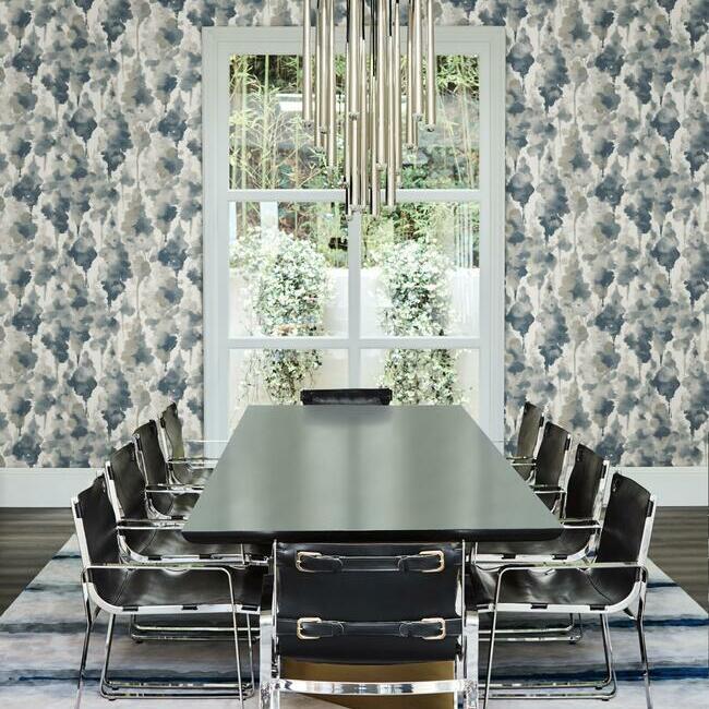 York OS4291 Candice Olson Modern Nature 2 Mirage - tapeta z motywem akwarelowych drzew