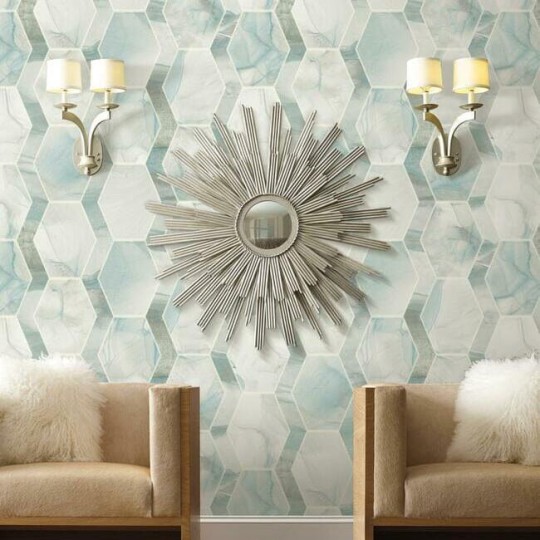 York OS4282 Candice Olson Modern Nature 2 Earthbound - geometryczna tapeta z motywem plastra miodu