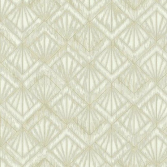 York OS4272 Candice Olson Modern Nature 2 Modern Shell - geometryczna tapeta z motywem wachlarzy art-deco