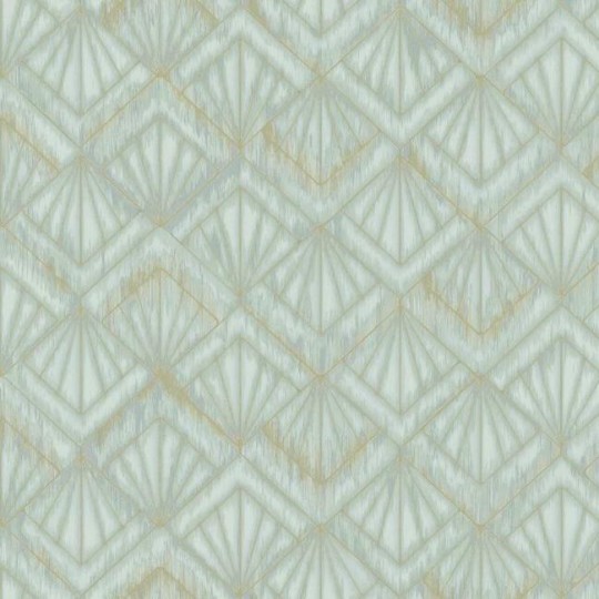 York OS4273 Candice Olson Modern Nature 2 Modern Shell - geometryczna tapeta z motywem wachlarzy art-deco