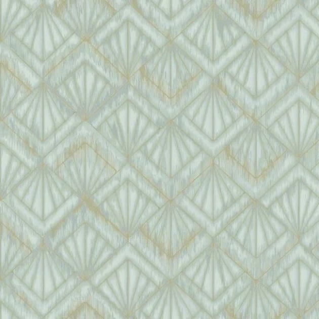 York OS4273 Candice Olson Modern Nature 2 Modern Shell - geometryczna tapeta z motywem wachlarzy art-deco