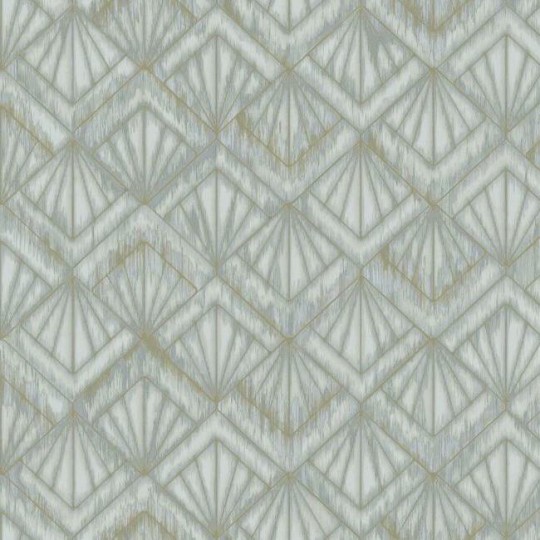 York OS4274 Candice Olson Modern Nature 2 Modern Shell - geometryczna tapeta z motywem wachlarzy art-deco
