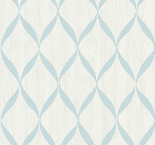 Wallquest YC60402 Yacht Club Painted Ogee - geometryczna tapeta z motywem ogee