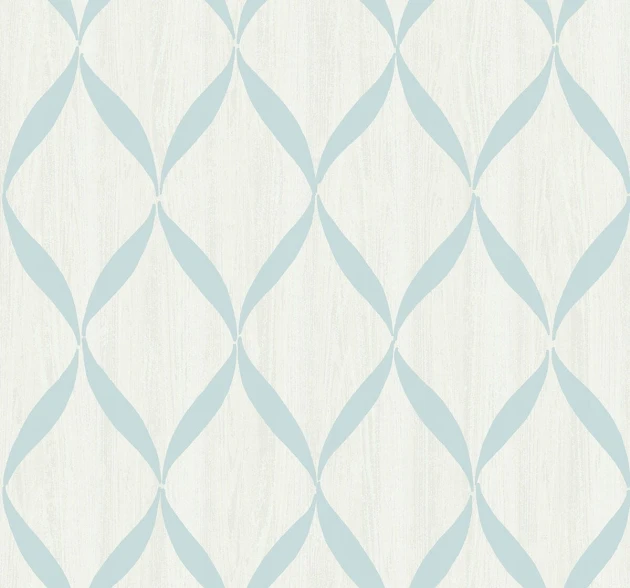 Wallquest YC60402 Yacht Club Painted Ogee - geometryczna tapeta z motywem ogee