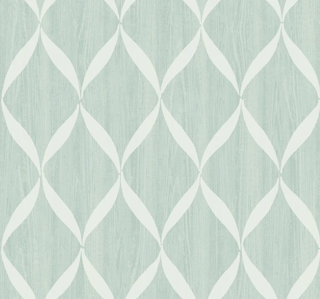 Wallquest YC60404 Yacht Club Painted Ogee - geometryczna tapeta z motywem ogee