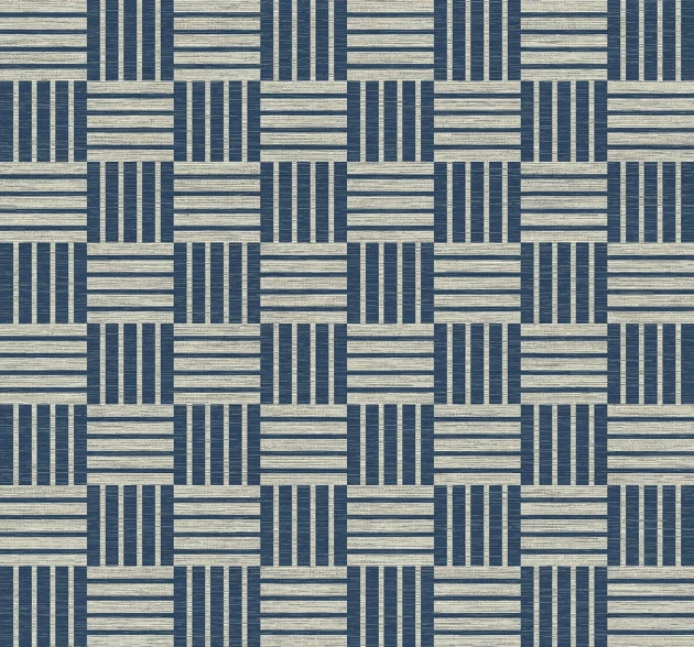 Wallquest YC61502 Yacht Club Stripe Blocks - tapeta z motywem pasków i kwadratów