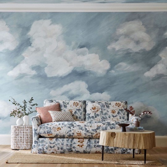 Harlequin 113003 Colour 4 Air Sky Blue - mural z motywem chmur