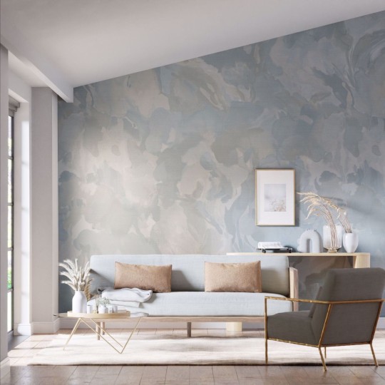 Harlequin 113000 Colour 4 Foresta Ethereal/Parchment - mural z motywem pędów liści