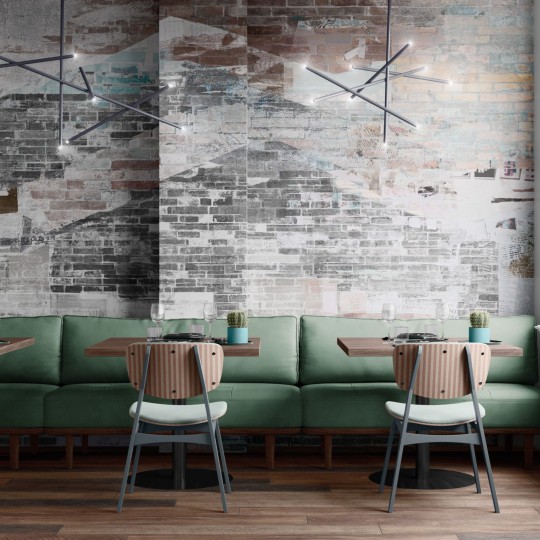 Tecnografica Surfaces Berlin Red - mural z motywem ściany z cegieł