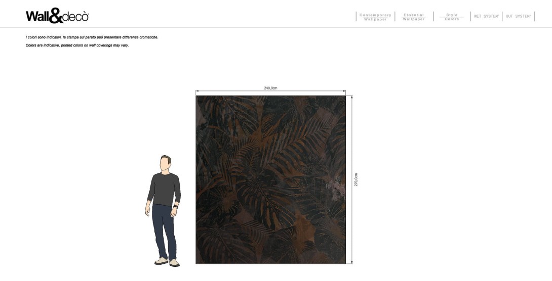 OL / Wall & Deco 2016 Lurk WDLU1602 - 240 x 270 cm 