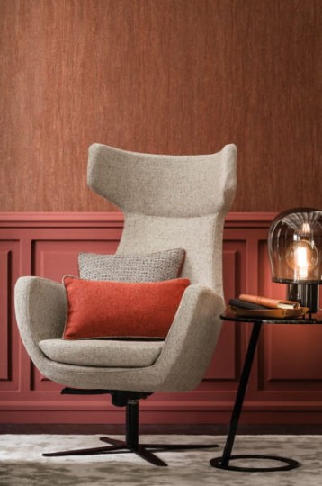 Casamance 74021081 Estampe Cas Pap Gampi - minimalistyczna tapeta z motywem płótna