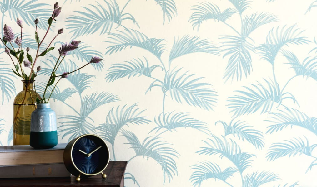 Caselio 100037717 Jungle Palmes - tapeta z motywem liści palm