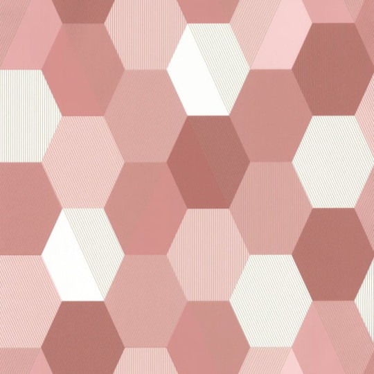 Caselio 100104144 Spaces Moonlight Hexagone - tapeta z motywem plastra miodu