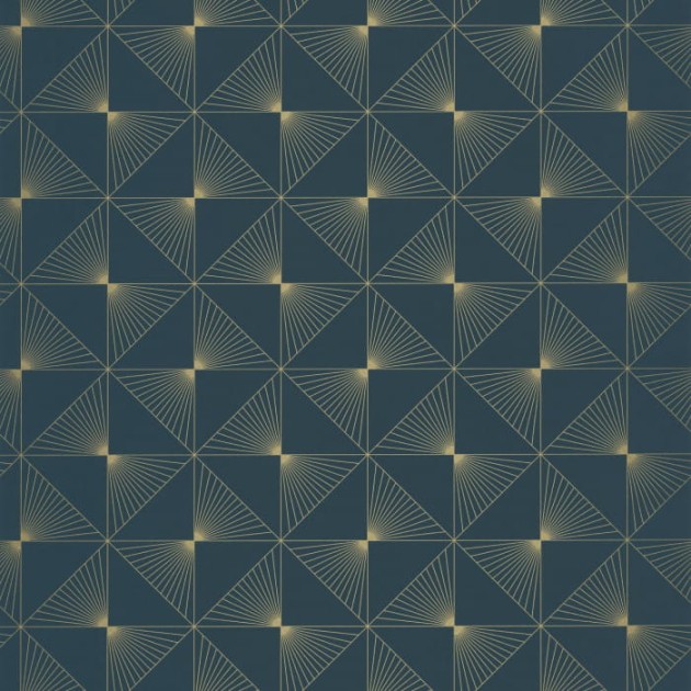 Caselio 100136060 Spaces Lines - tapeta z motywem trójkątów