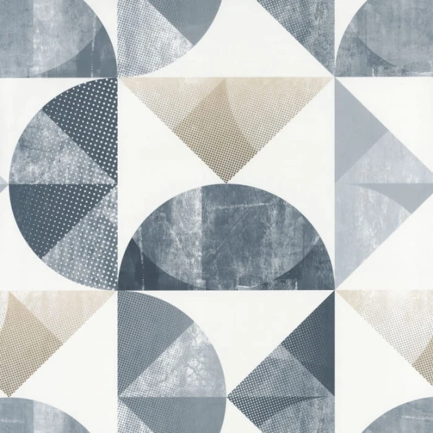 Caselio 100156064 Spaces Graphic - tapeta z motywem geometrycznych kształtów