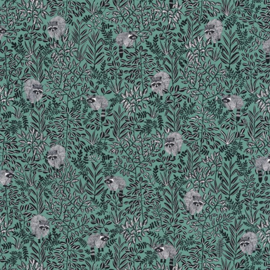Caselio 100547918 Hygge Free Spirit - tapeta z motywem szopów i liści