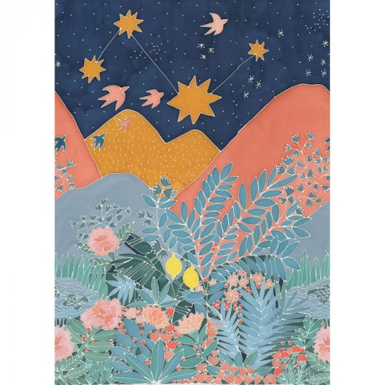 Caselio 100617123 Hygge Panoramique Dreamland – mural z motywem krajobrazu gór