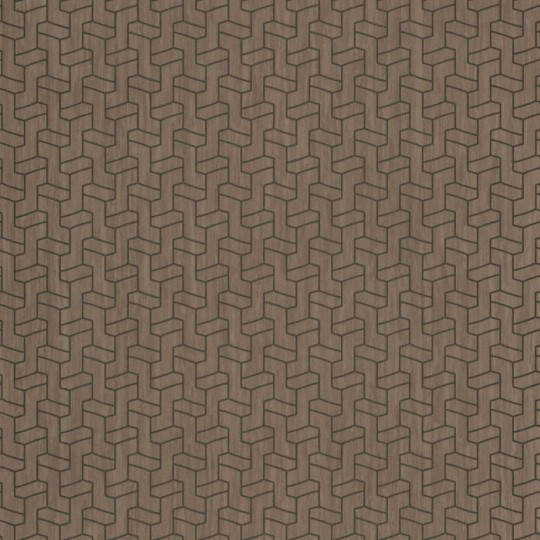 Casamance 73620566 Select 5 Abaca - geometryczna tapeta z motywem schodów