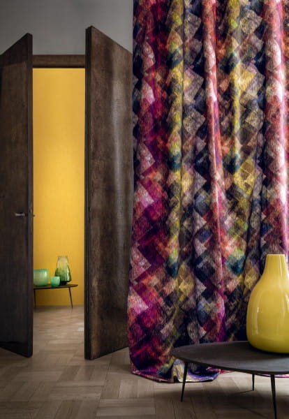 Casamance 73380916 Select 5 Mayfair - geometryczna tapeta z motywem szczotkowanego betonu