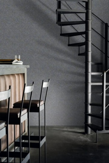 Casamance 73380916 Select 5 Mayfair - geometryczna tapeta z motywem szczotkowanego betonu