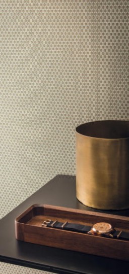 Casamance 73650673 Select 5 Ivresse - geometryczna tapeta z motywem drobnych kwadratów