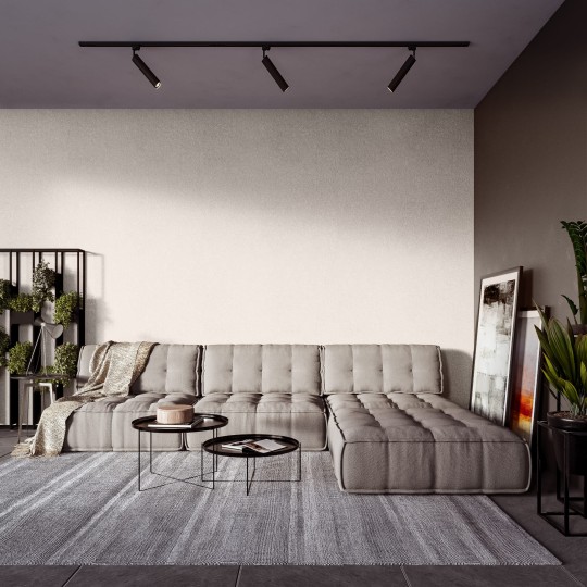 Vinylpex W15.354 Bruce - tapeta obiektowa imitująca beton beżowa