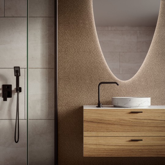 Vinylpex W27.02 Illa - tapeta obiektowa mozaika brązowa