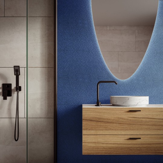 Vinylpex W27.055 Illa - tapeta obiektowa mozaika granatowa