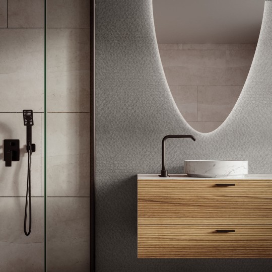 VINYLPEX W27.2231 Illa - tapeta obiektowa mozaika ciemnoszara