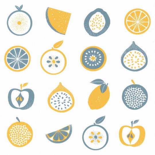 Caselio 100646065 Bistrot D Alice Au Bistrot D Alice Smoothie - tapeta z motywem owoców