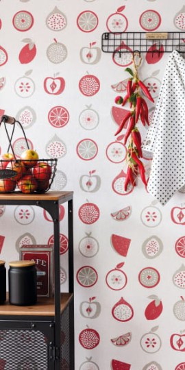 Caselio 100648010 Bistrot D Alice Au Bistrot D Alice Smoothie - tapeta z motywem owoców