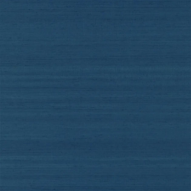 Designers Guild PDG1119/15 Chinon Textured Chinon Denim - tapeta z motywem lnu