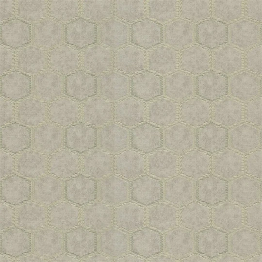 Designers Guild PDG1121/01 Chinon Textured Manipur Dove - geometrycznym tapeta z motywem plastrów miodu