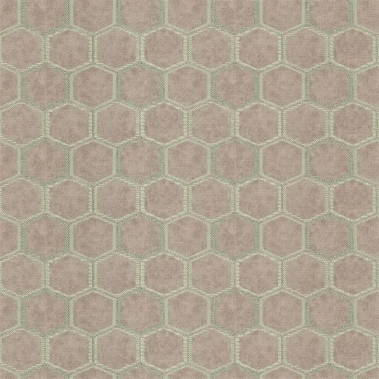 Designers Guild PDG1121/02 Chinon Textured Manipur Jade - geometrycznym tapeta z motywem plastrów miodu