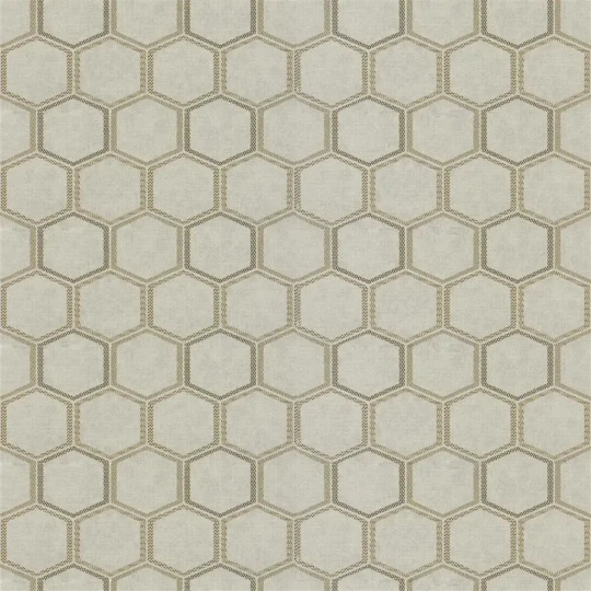 Designers Guild PDG1121/03 Chinon Textured Manipur Delft - geometrycznym tapeta z motywem plastrów miodu