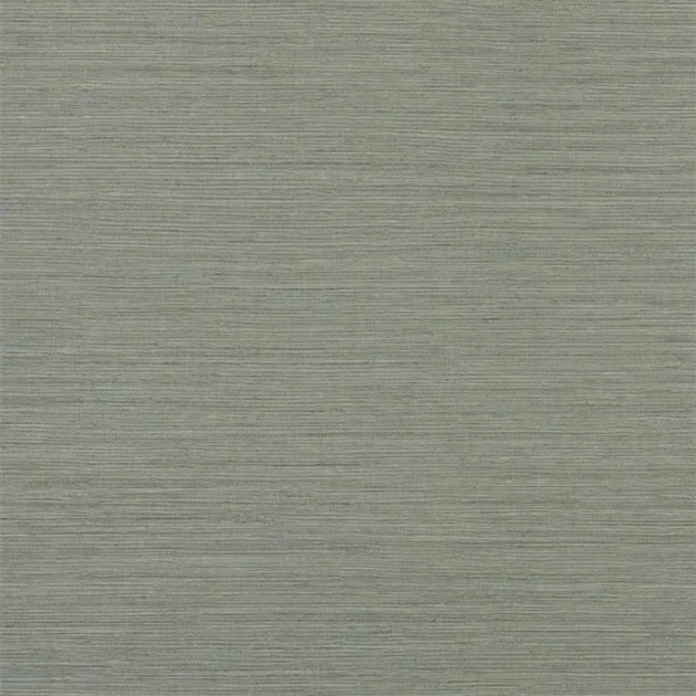 Designers Guild PDG1120/03 Chinon Textured Brera Grasscloth Silver - tapeta z motywem lnu