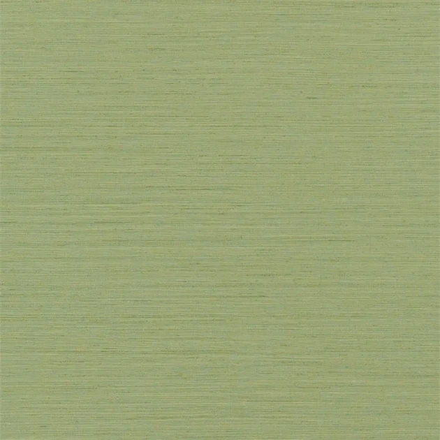 Designers Guild PDG1120/15 Chinon Textured Brera Grasscloth Peridot - tapeta z motywem lnu