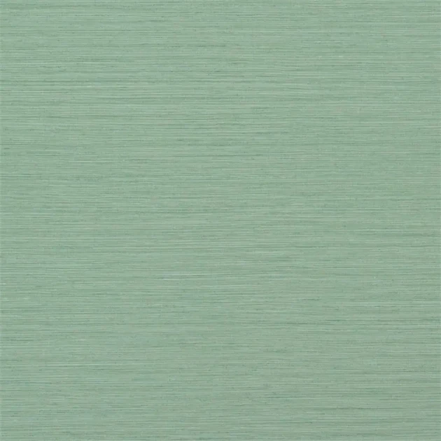 Designers Guild PDG1120/16 Chinon Textured Brera Grasscloth Antique Jade - tapeta z motywem lnu
