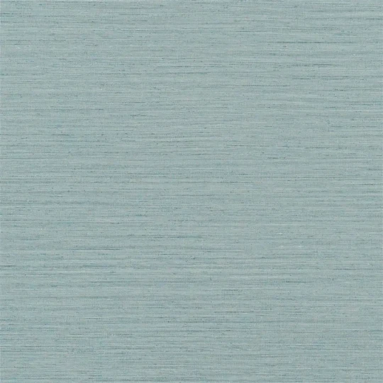 Designers Guild PDG1120/17 Chinon Textured Brera Grasscloth Azure - tapeta z motywem lnu