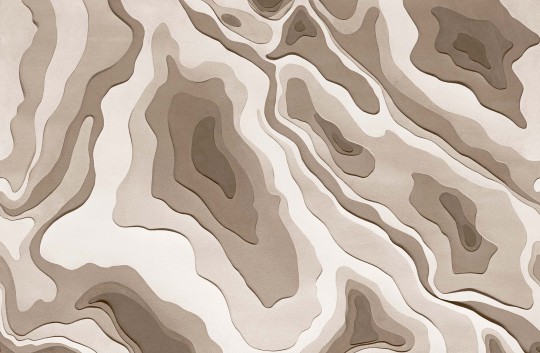 Tecnografica Decoratives Level Zero Beige - mural z motywem flat design