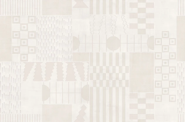 Tecnografica Decoratives Rubik Moccacino - mural z motywem geometrycznych kształtów