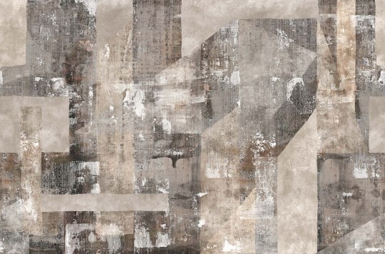 Tecnografica Decoratives Qum Dark - mural z motywem geometrycznych kształtów