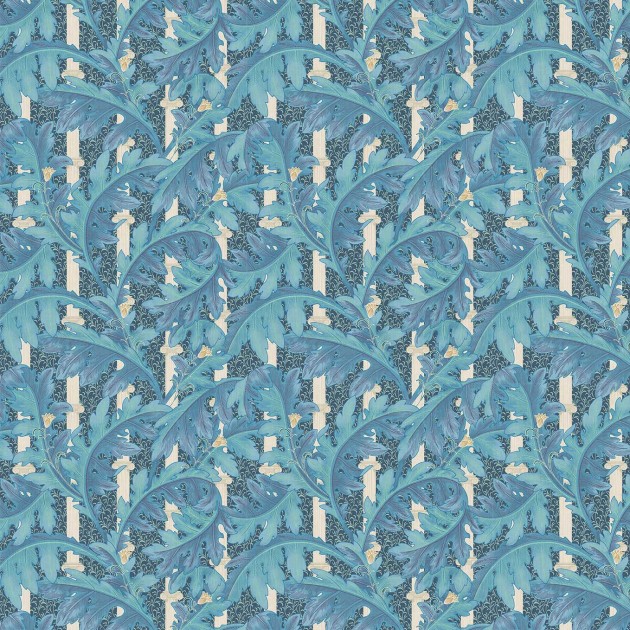 Tecnografica Decoratives Acanthos Blue B - mural z motywem liści
