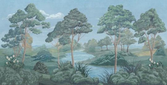 Tecnografica Decoratives Promenade Original - mural z motywem lasu