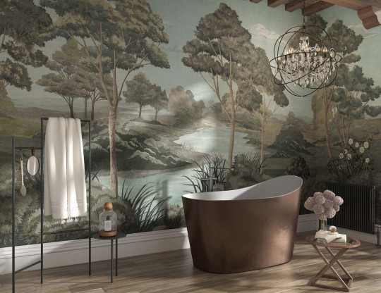 Tecnografica Decoratives Promenade Retro - mural z motywem lasu